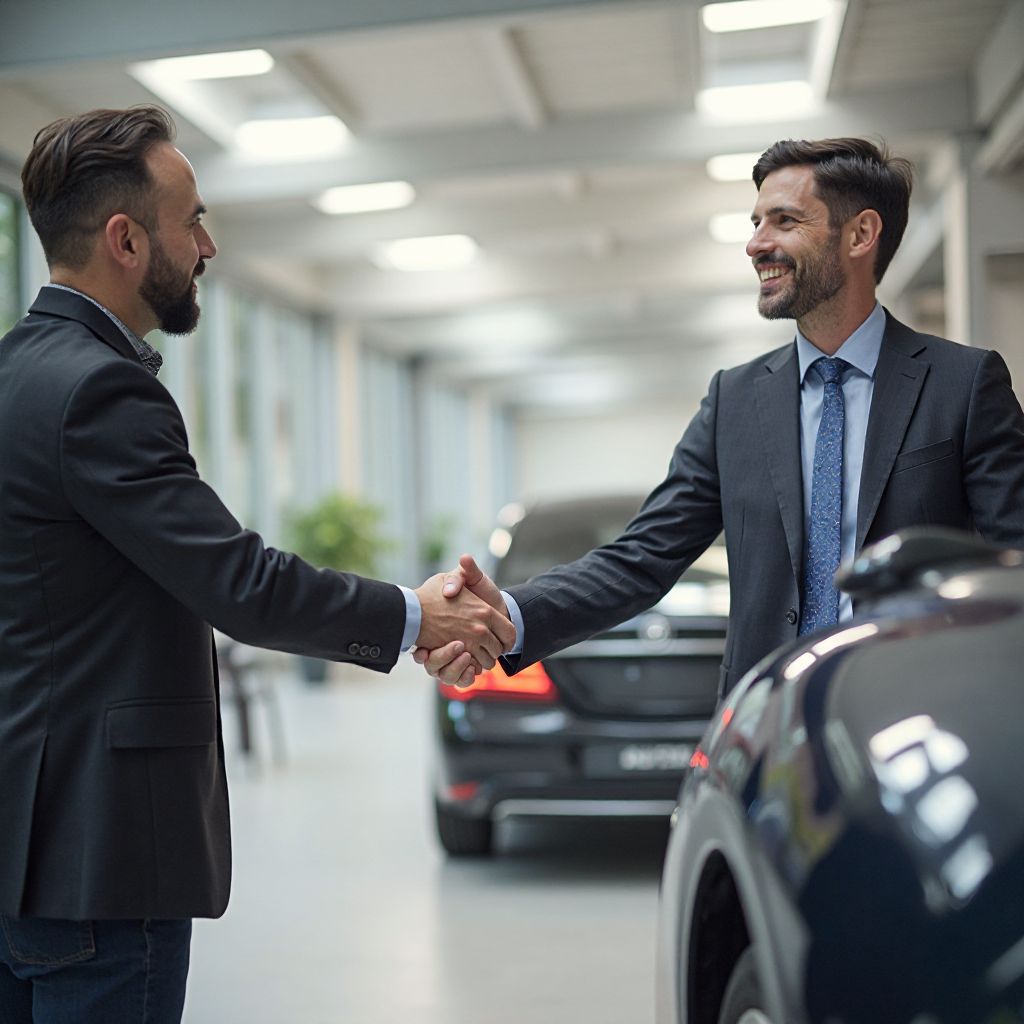 Apretón de manos cerrando un trato