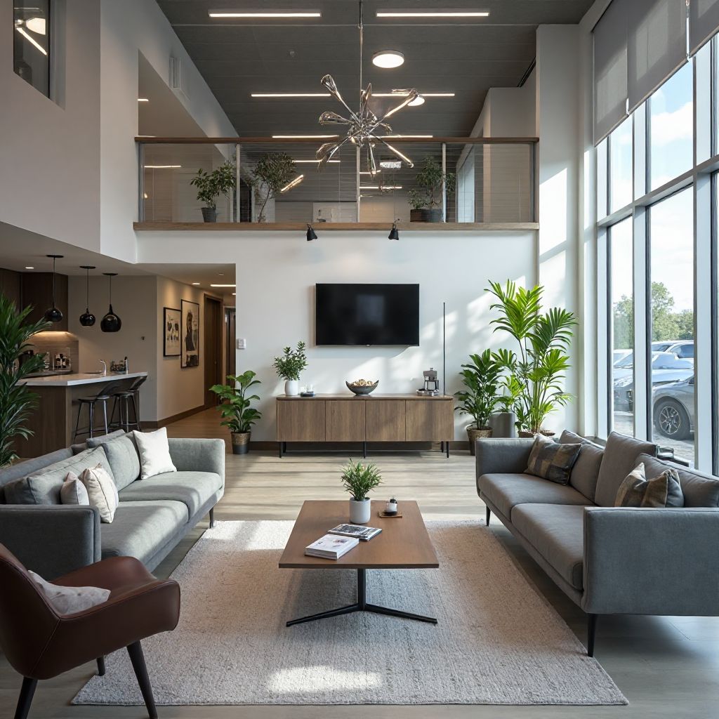 Sala de espera para clientes