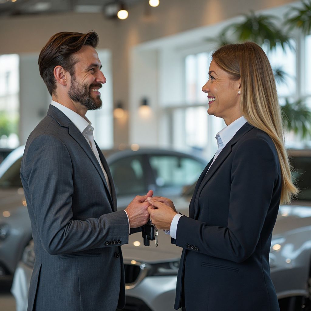 Entrega de vehículo a cliente